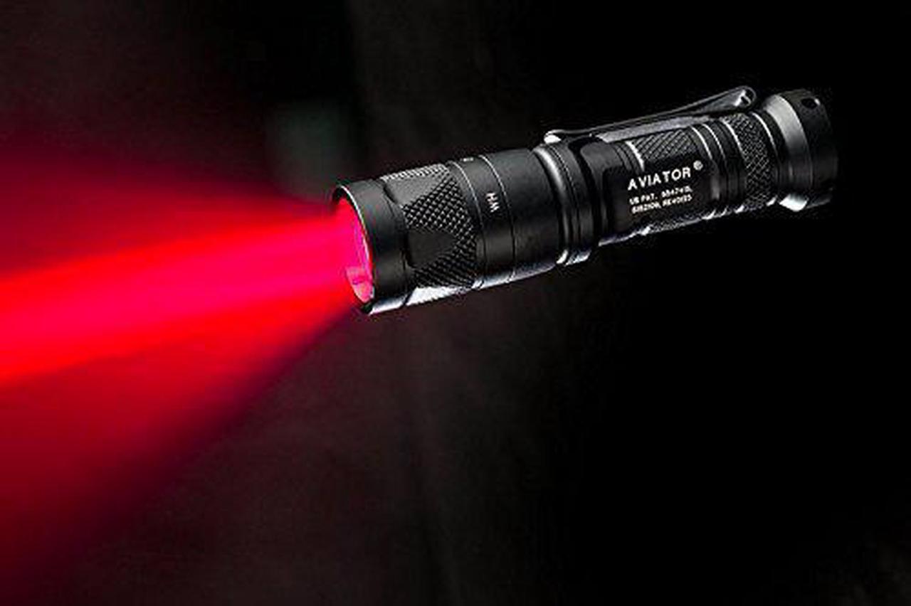 Alt view image 16 of 20 - Aviator, 250 Lumens, White, 633 Mw Red Light AVIATOR-RD