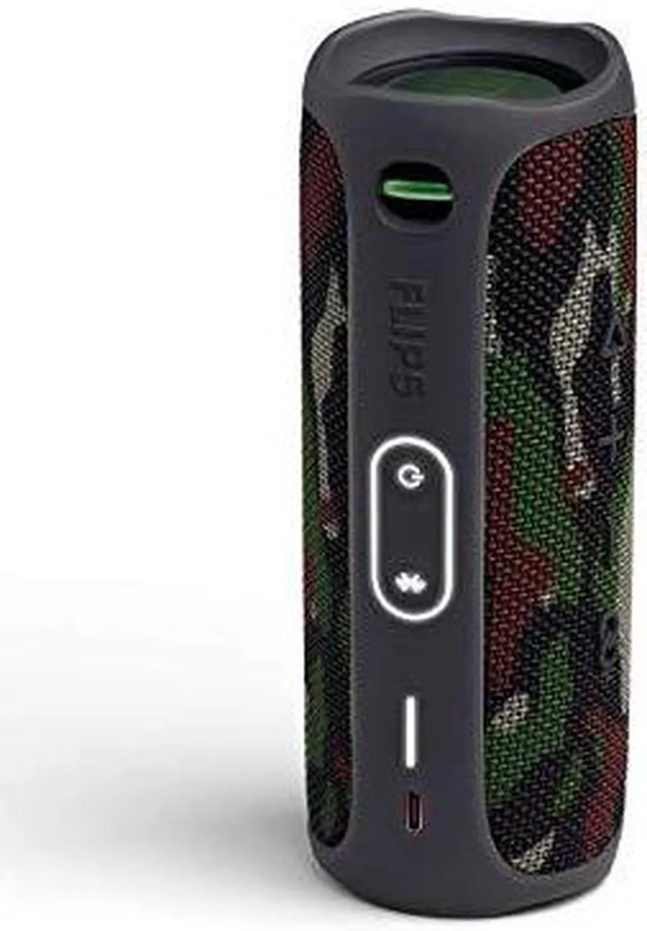 Alt view image 3 of 20 - JBL Flip 5 Portable Waterproof Bluetooth Speaker (Camoflauge)