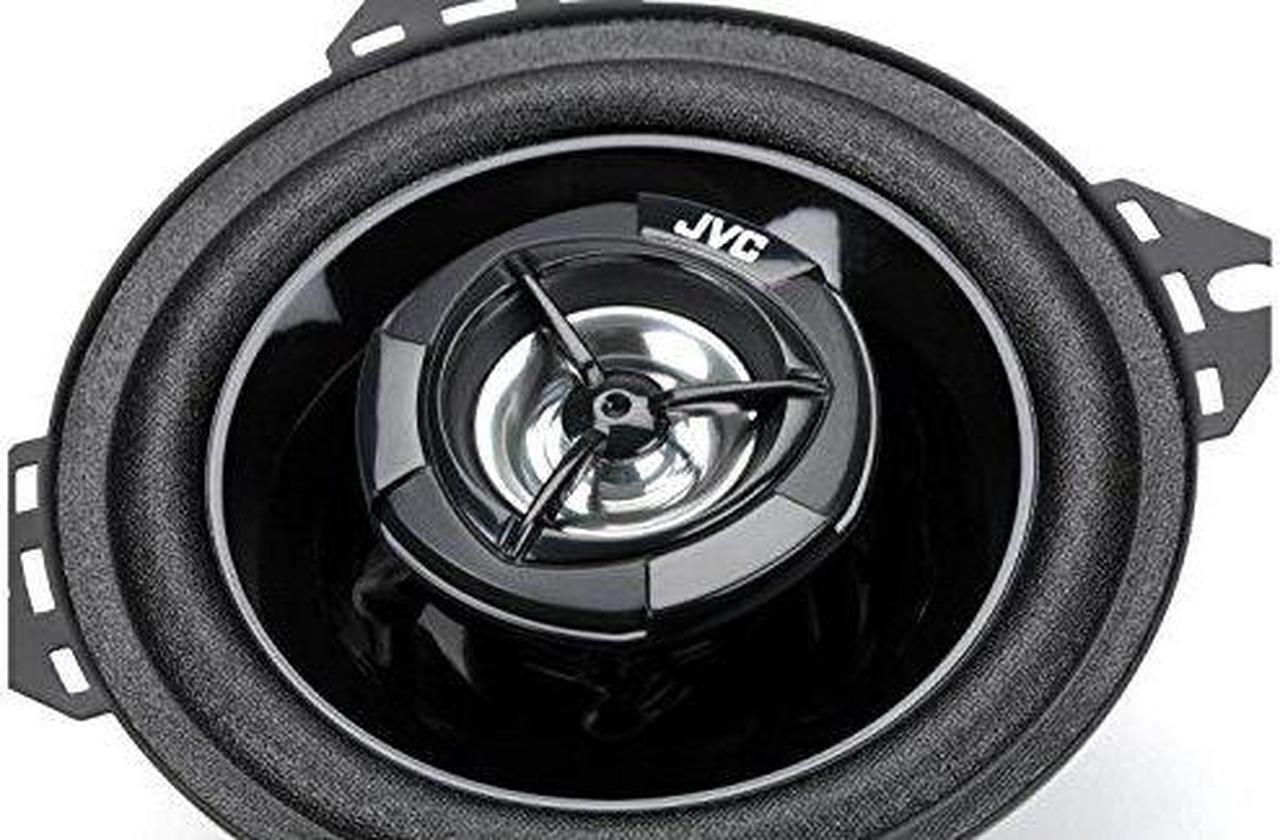 Alt view image 4 of 20 - JVC 4" DRVN CS-DR421 220W Peak (35W RMS) 4" 2-way DRVN Series Coaxial Factory Upgrade Car Speakers (Pair)