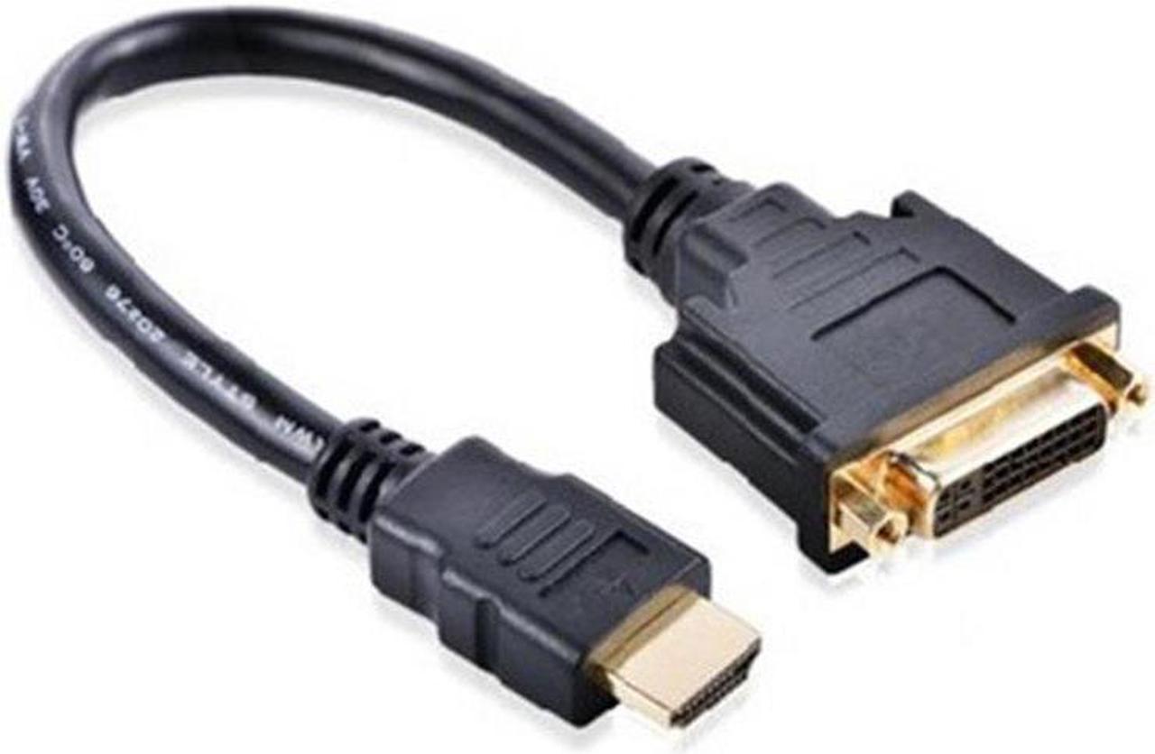 30cm HDMI To DVI 24+5 Adapter Cable Black M/F HDMI Male To DVI Female Video Adapter Cord For PC HDTV LCD DVD