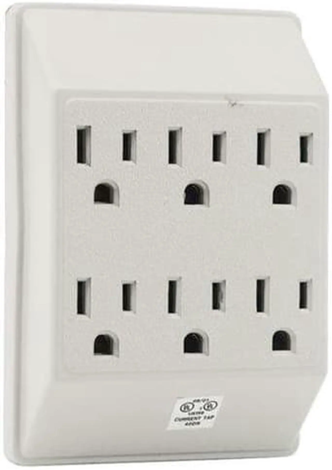 Main image of Power Play Products PPP, PP-16000TW, White, 6 Outlet Wall Tap