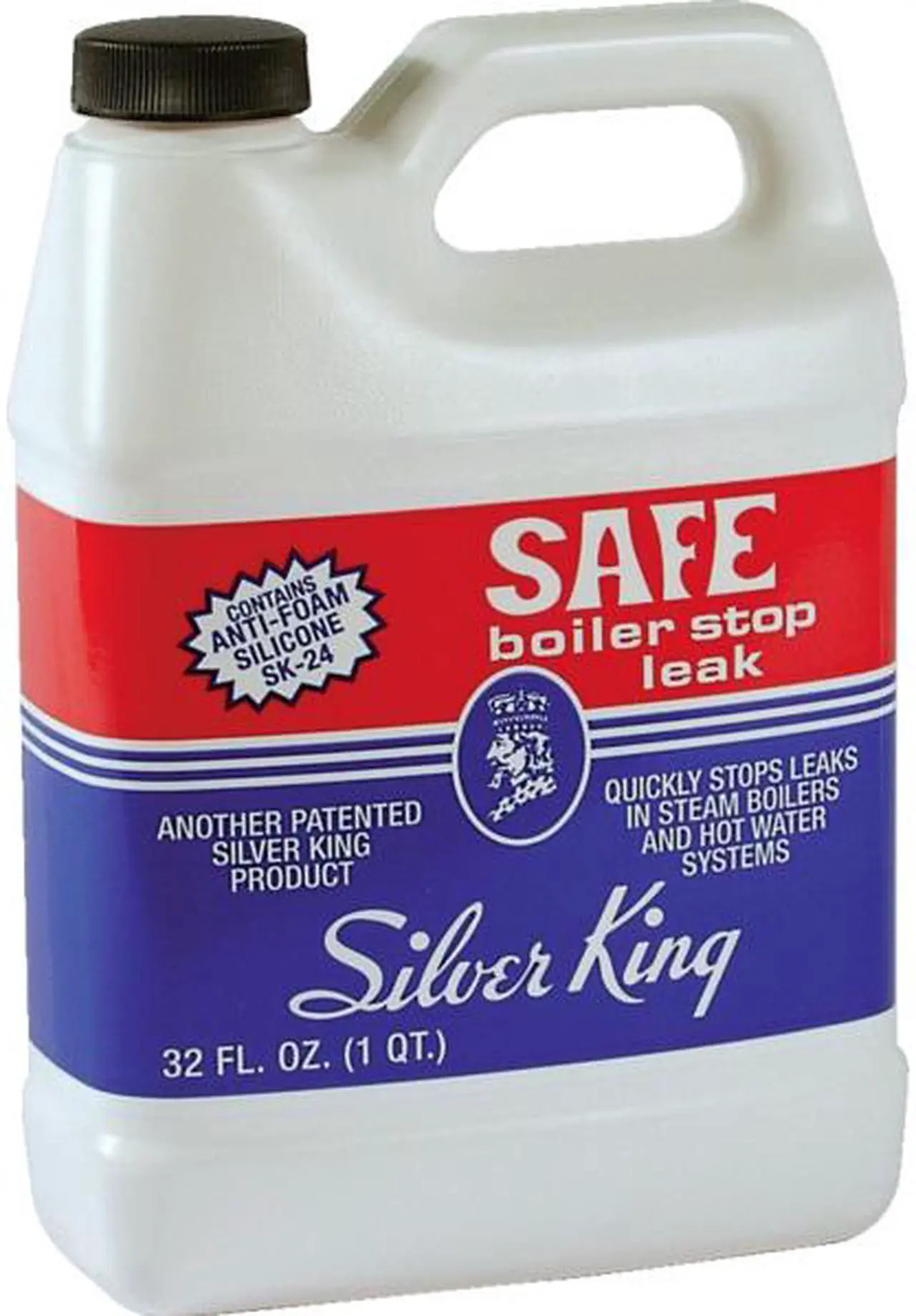 Alt view image 3 of 3 - Silver King, SBSL, 1 Quart, SAFE LIQUID BOILER STOP LEAK With Anti-Foam Silicone SK-24