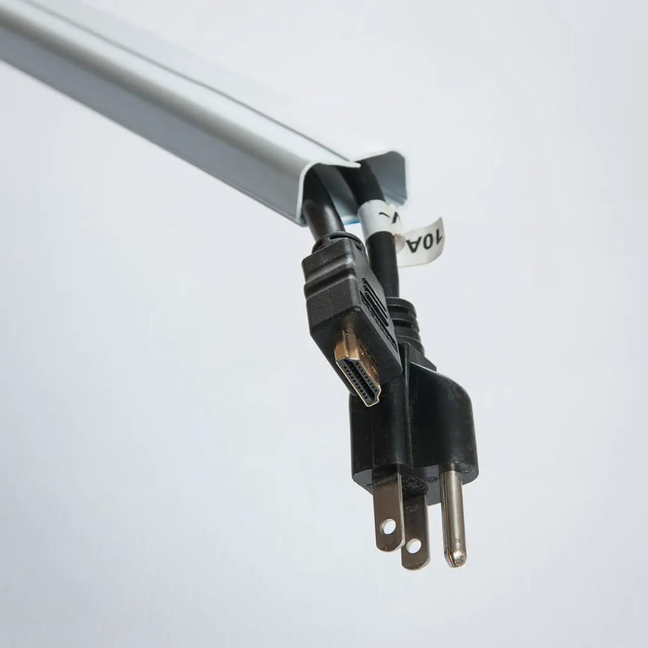 Alt view image 6 of 6 - Wire Hider Premiere Raceway WireHider, FWH-13404, 1-1/2" x 48", Clear, Base Molding Self Adhesive