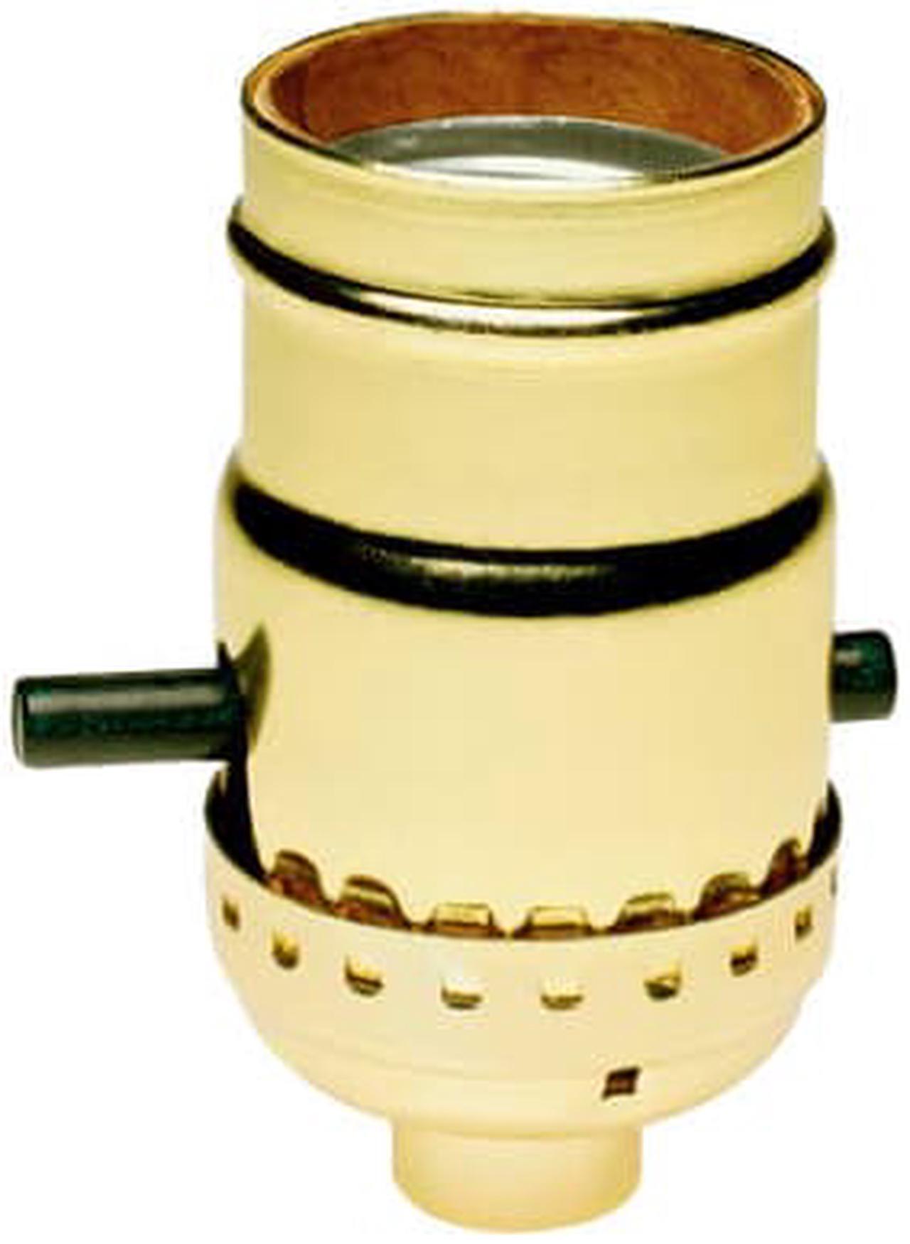 Main image of M1780, 660W, 250V, Push Through, Incandescent Metal Shell Lampholder, Medium Base