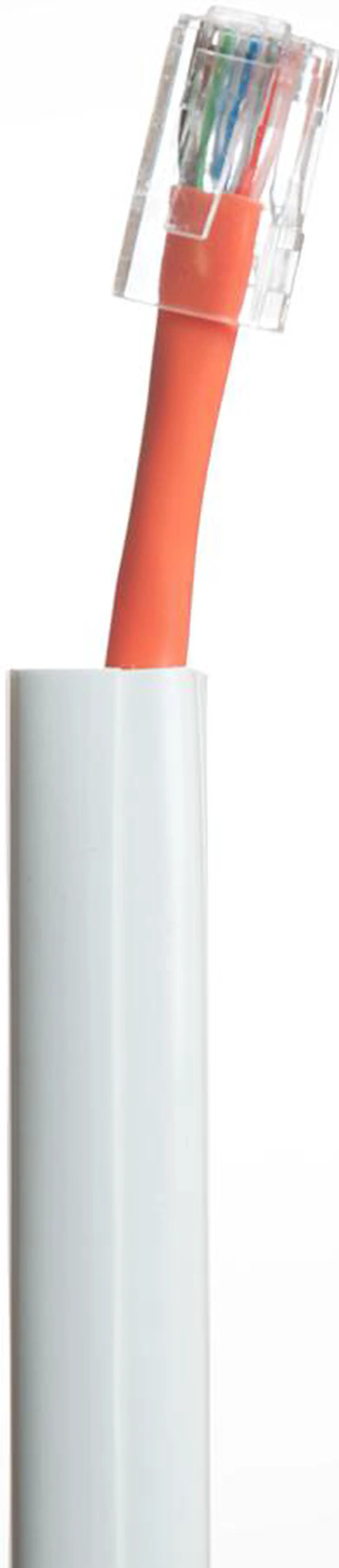 Alt view image 3 of 3 - Wire Hider Premiere Raceway WireHider, FWH-11421, 1/2" x 48", Beige, Base Molding Self Adhesive
