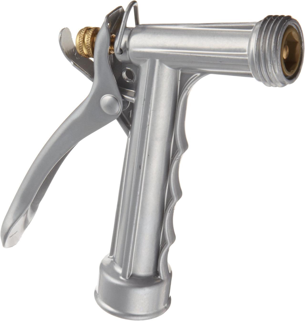 Main image of Aqua Plumb, 562, Zinc, Super Pistol Grip, Hose Nozzle, With Threaded End