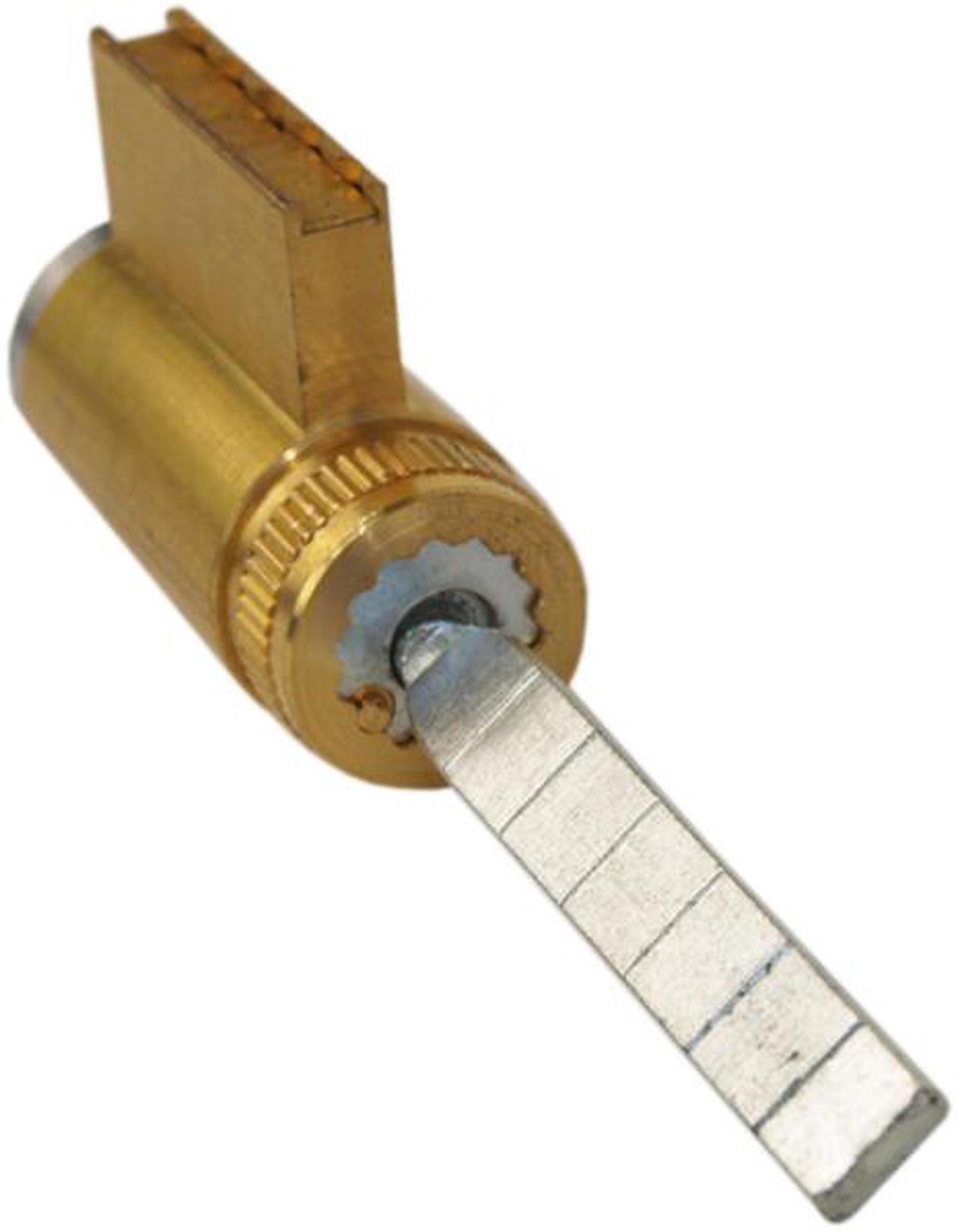 Alt view image 3 of 4 - Super Lock (Like Mul-t-lock KIKSH, KIKARM, KIDSH), KIK Key In Knob & Deadbolt Cylinder Plug Schlage & Arrow Type, Satin Chrome US26D, For Knob & Lever Replacement, HIGH SECURITY, 006 KEYWAY