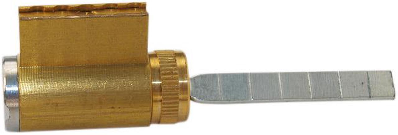 Alt view image 2 of 4 - Super Lock (Like Mul-t-lock KIKSH, KIKARM, KIDSH), KIK Key In Knob & Deadbolt Cylinder Plug Schlage & Arrow Type, Satin Chrome US26D, For Knob & Lever Replacement, HIGH SECURITY, 006 KEYWAY