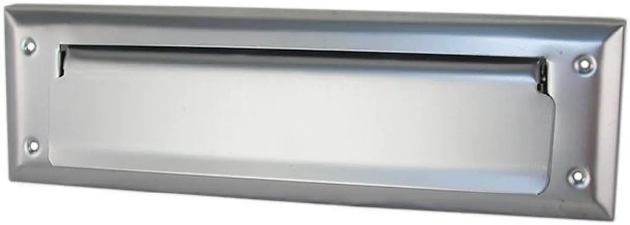 Main image of Tuff Stuff 103DC Satin Chrome 26D 10" X 3" Mail box Letter Slot In Door or Wall