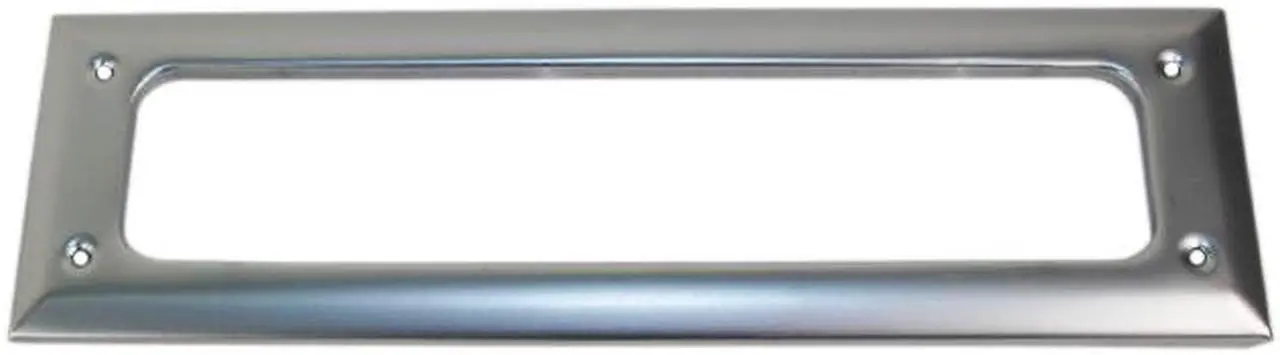 Alt view image 3 of 5 - Tuff Stuff 103DC Satin Chrome 26D 10" X 3" Mail box Letter Slot In Door or Wall