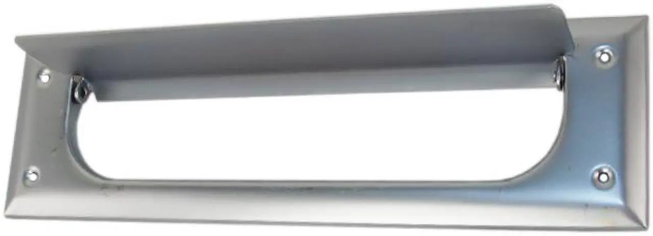 Alt view image 2 of 5 - Tuff Stuff 103DC Satin Chrome 26D 10" X 3" Mail box Letter Slot In Door or Wall