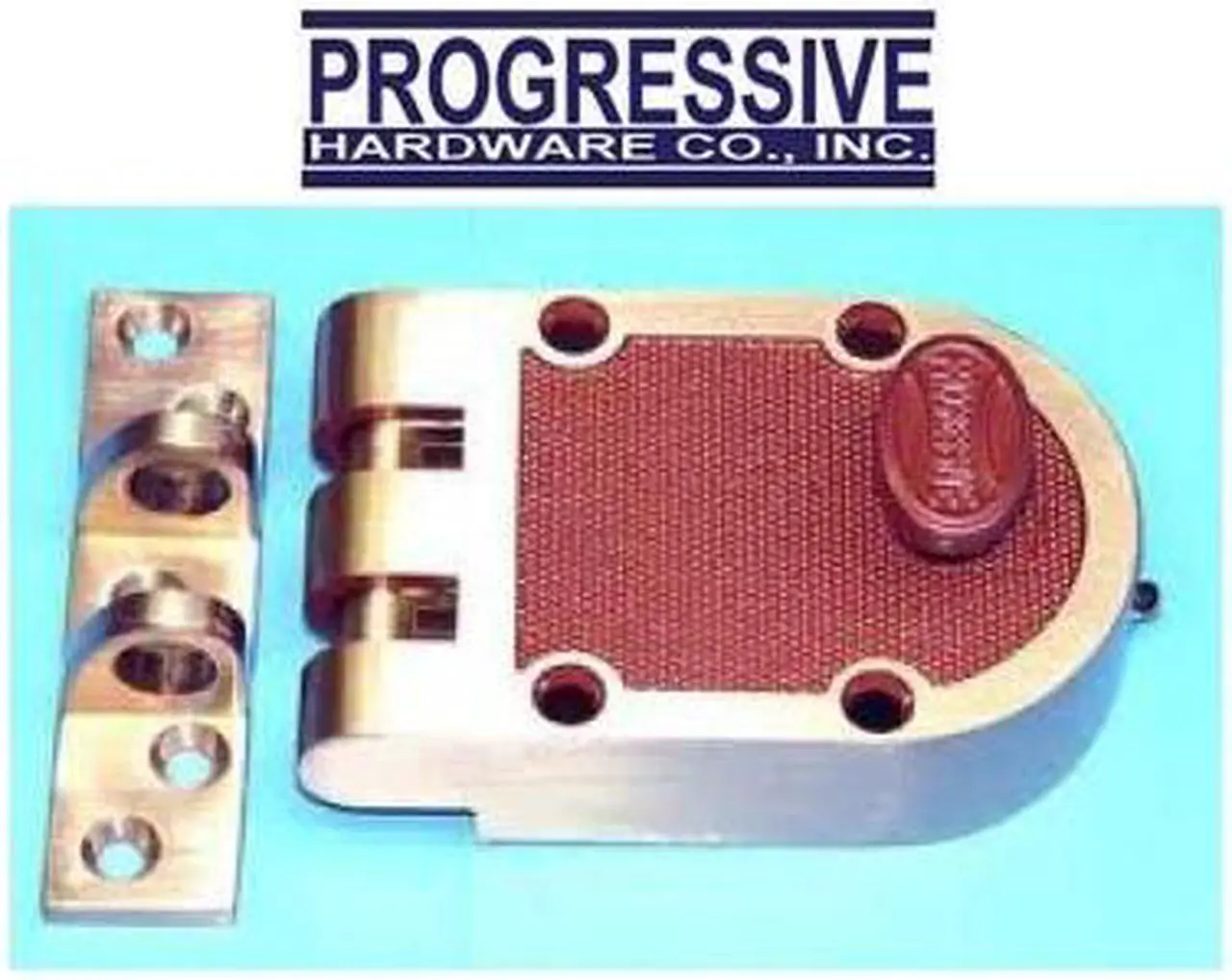 Alt view image 3 of 3 - Progressive 1776/10 Grade 1 Jimmy Proof Deadlock Deadbolt Single Cylinder Lock Set, Bronze (US10)