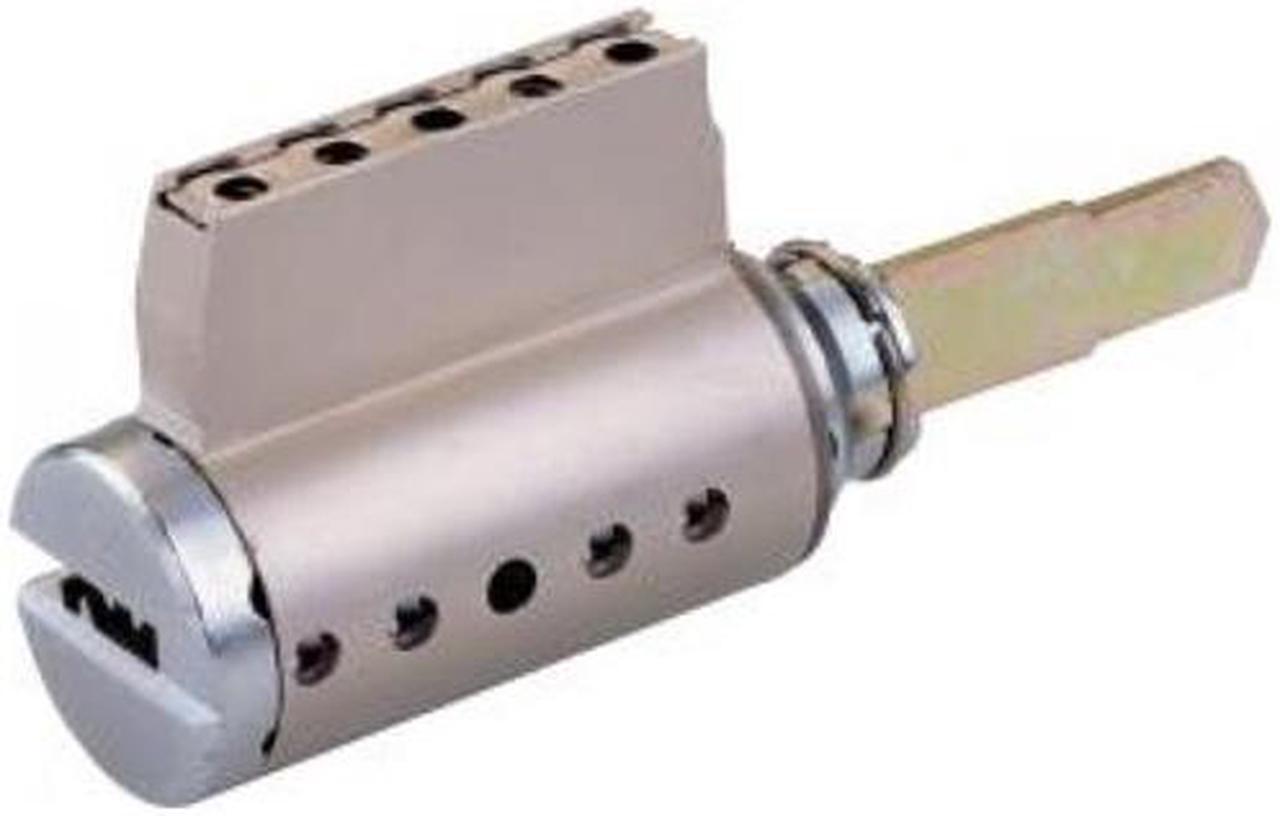 Main image of Mul-T-Lock KIKARM-26-MT5 Satin Chrome Key In Knobe And Lever Replacement With Tail Piece For Arrow M Series Cylinder With High Security MT5 + Keyway