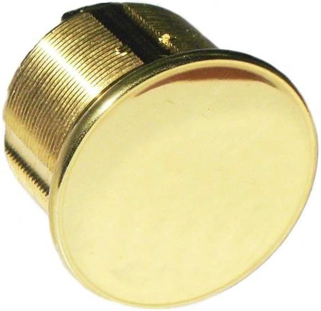 Main image of Ilco 7180DC-03 Polished Brass US3 Solid Brass Replacement 1-1/8" Dummy Mortise Cylinder Lock