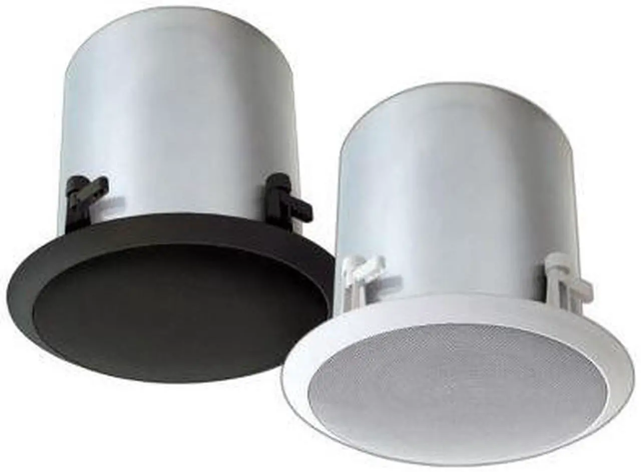 Alt view image 4 of 11 - Bogen Ceiling Speaker, 4 - 1/8 Watt, 25/70V AC, 8" Diameter, Off White