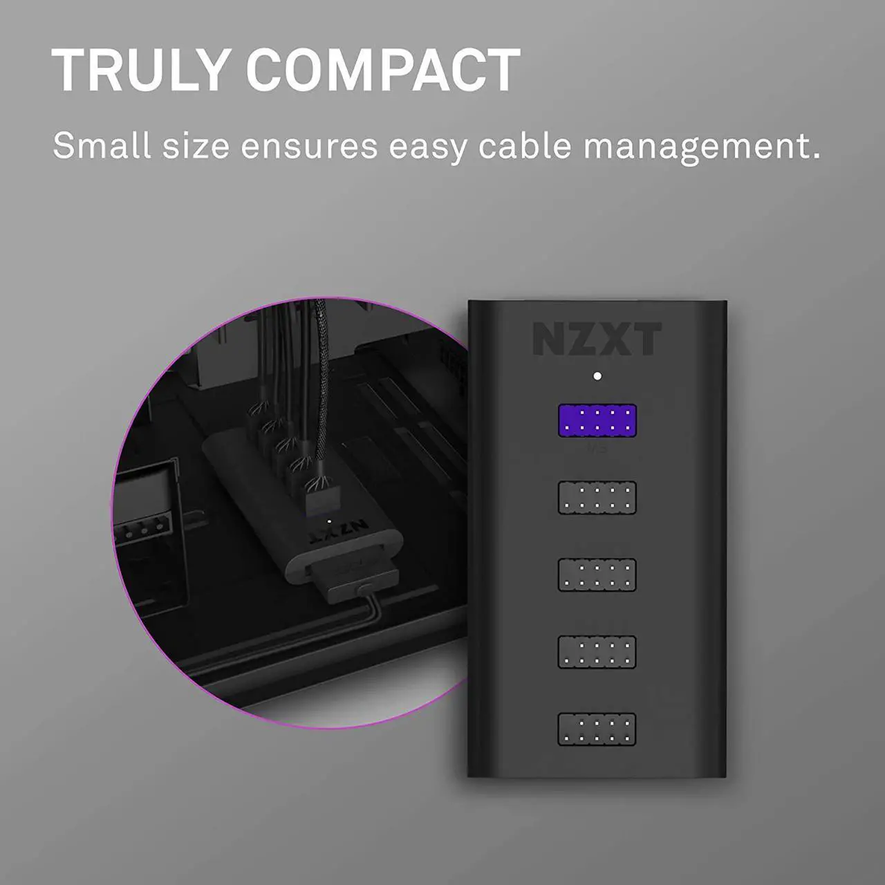 Alt view image 2 of 6 - Internal USB Hub 3 - AC-IUSBH-M3 - 4 Internal USB 2.0 Ports - 3M Dual Lock Tapes - Magnetic Body - Plug and Play