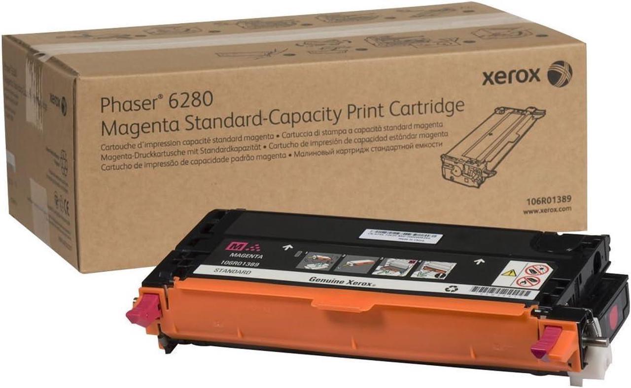 Xerox Phaser 6280 Magenta Standard Capacity Toner Cartridge (2,200 Pages) - 106R01389