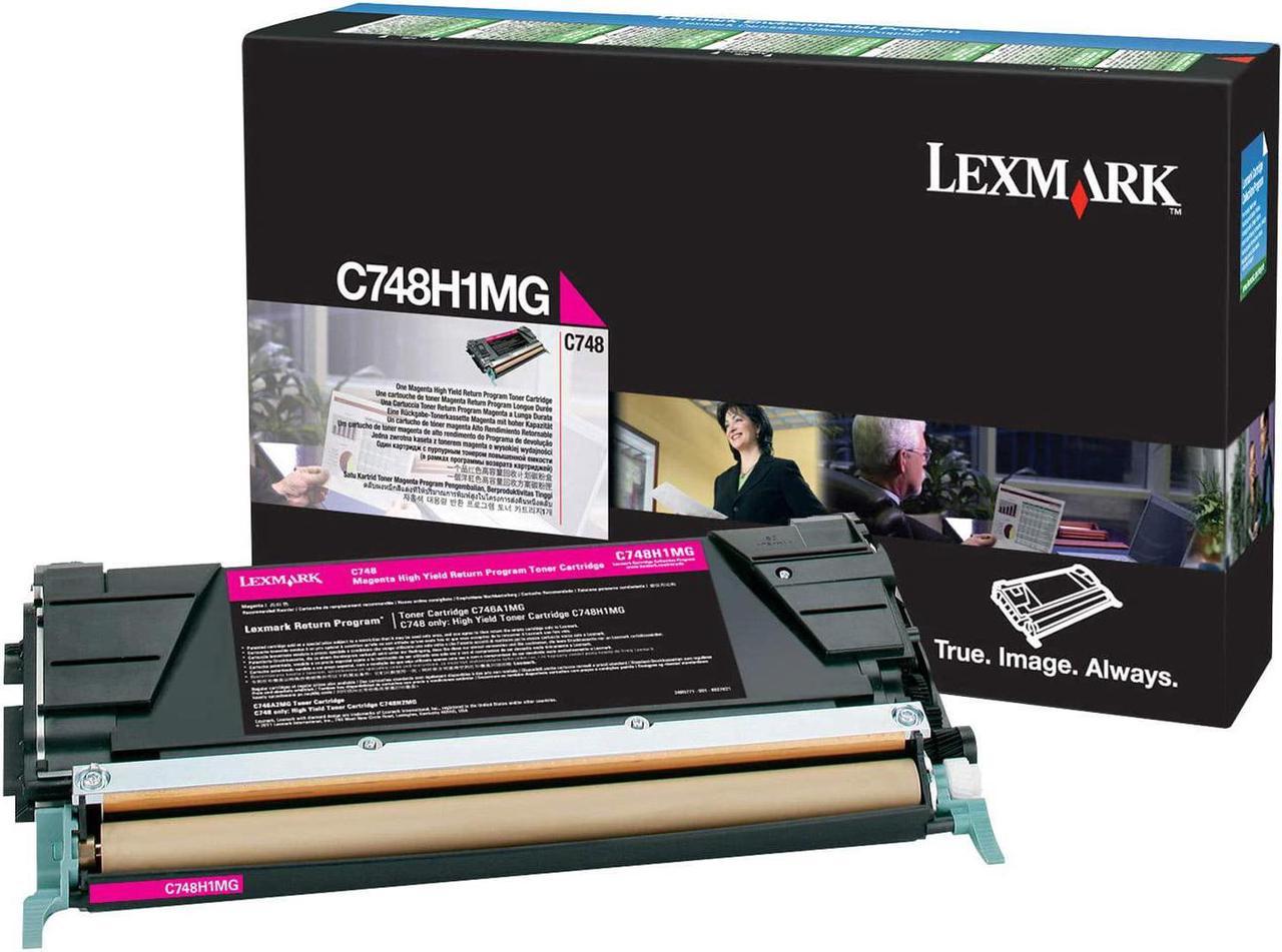 Lexmark C748H1MG C748 Magenta High Yield Return Program Toner Cartridge