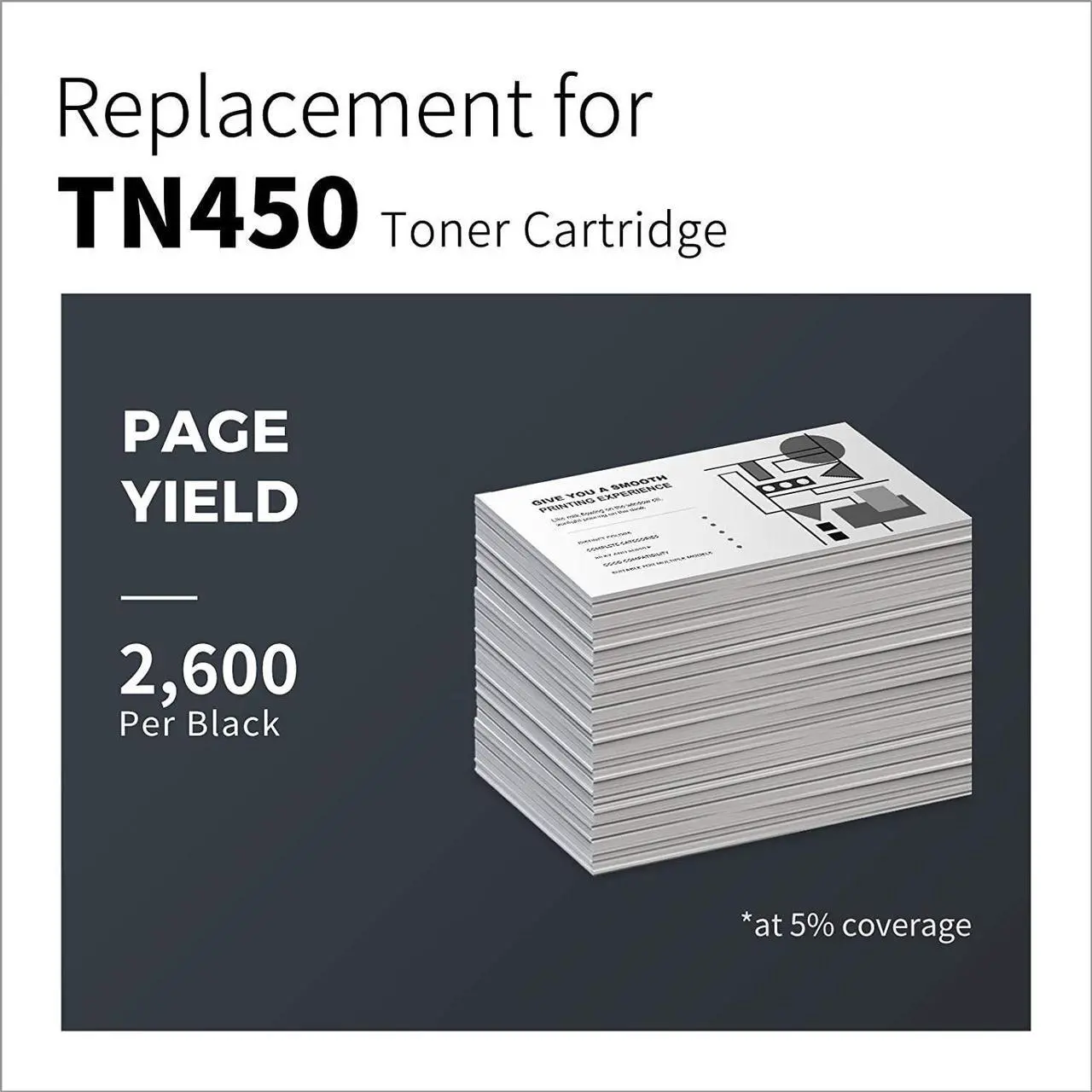 Alt view image 5 of 6 - LemeroSuperx Compatible Toner Cartridge Replacement for Brother TN450 TN420 TN-450 TN-420 Work for MFC-7860DW HL-2270DW IntelliFax-2840 MFC-7360N HL-2280DW MFC-7360N (4 Black)