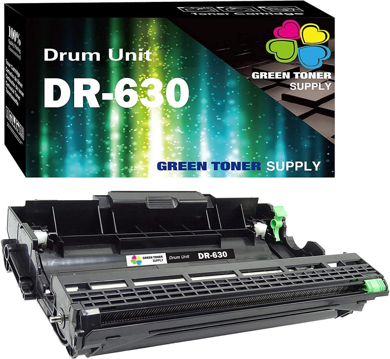 (1 x Drum) Green Toner Supply Compatible DR630 Drum Unit (Drum only) Replacement for DCP-L2520DW DCP-L2540DW MFC-L2700DWMFC-L2740DW Printer