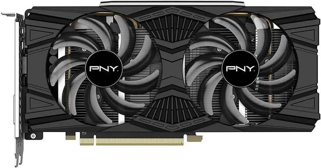 Alt view image 6 of 10 - PNY GeForce GTX 1660 Ti GAMING DF OC 6 GB GDDR6 Graphics Card (VCG1660T6DFPPB-O)