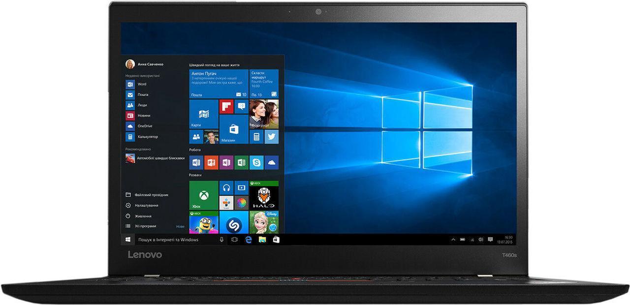 LENOVO THINKPAD T460S I5-6200U 2.30GHz 8GB RAM 192GB SSD 14" (1920X1080) W10 PRO WEBCAM BACKLIT KEYS 20F9004FUS