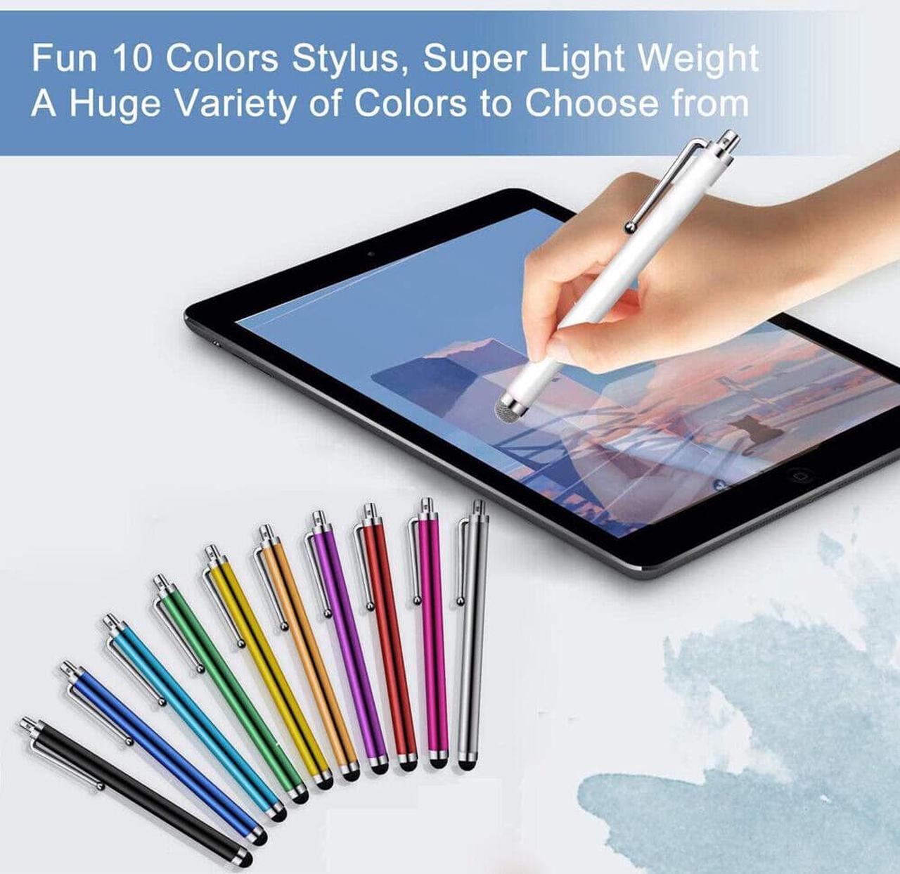 Alt view image 6 of 7 - 10Pcs Universal Stylus Pen Touch Screen For iPhone iPad Samsung Phone Tablet PC