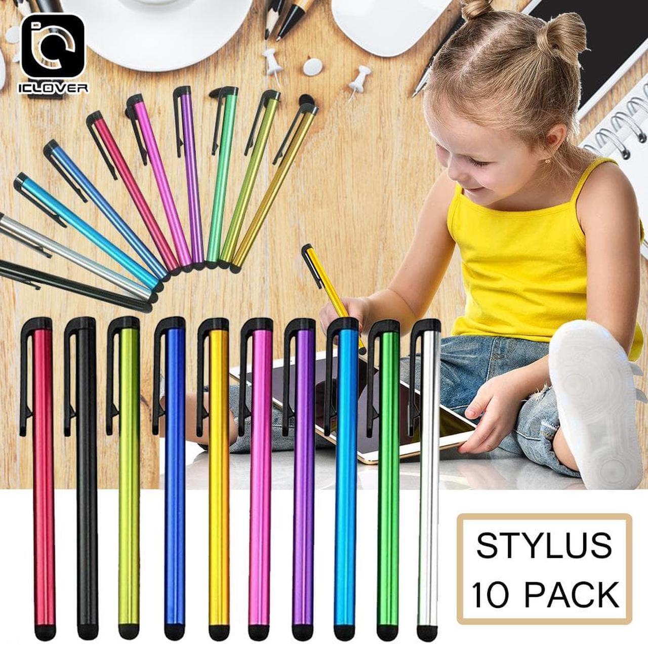 Main image of 10Pcs Metal Universal Stylus Pen Touch Screen F Tablet Mobile Phone iPad iPod PC