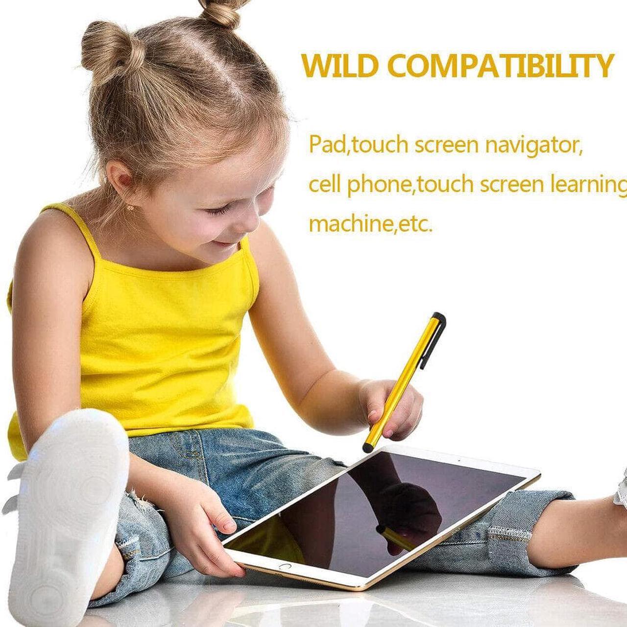 Alt view image 5 of 7 - 10Pcs Metal Universal Stylus Pen Touch Screen F Tablet Mobile Phone iPad iPod PC