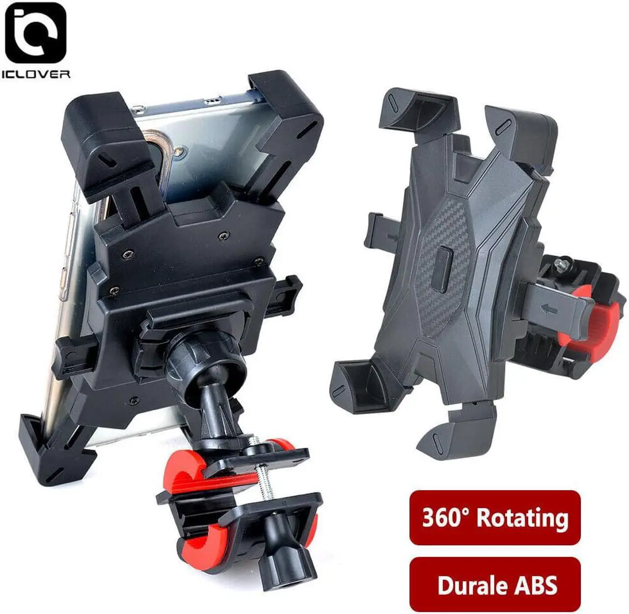 Main image of 360° Motorcycle Bike Bicycle Cell Phone Holder Handlebar Mount GPS MTB Silicone