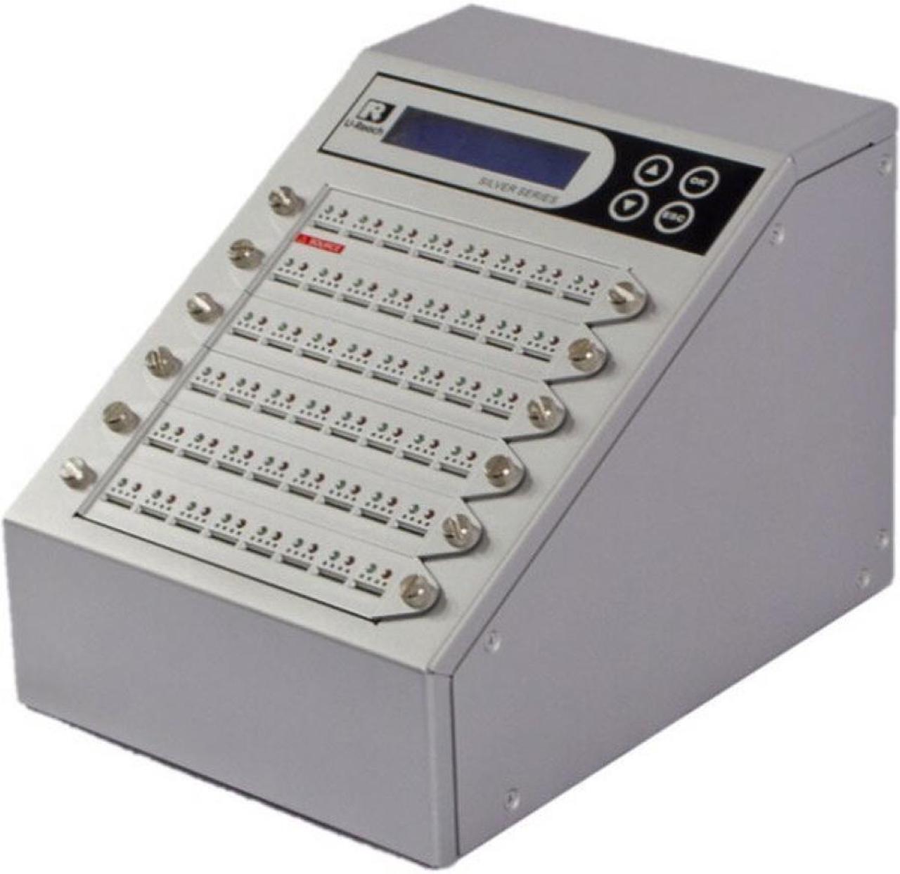 Main image of Ureach 1:47 SD/MicoroSD Duplicator 2GB/Min - Standalone SD/MicoroSD Copier/Eraser - Up To 33MB/Sec - Intelligent 9 Silver Series (SD948S)