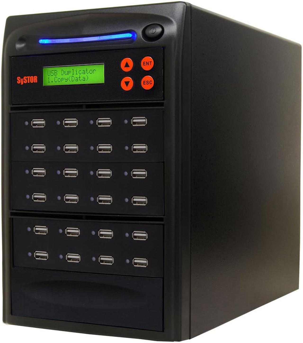 Main image of Systor 1 to 23 USB Duplicator & Sanitizer 2GB/Min - Standalone Multiple Flash Memory Copier & Storage Drive Eraser, Speeds Up to 33MB/Sec (SYS-USBD-23)
