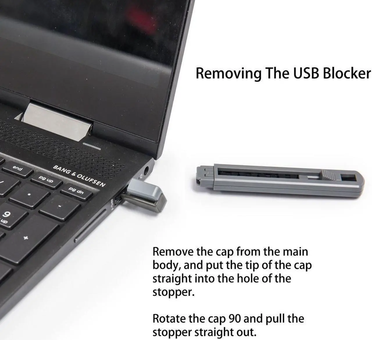 Alt view image 5 of 17 - USB Port Blocker with 1 Key and 6 USB Type A Lock