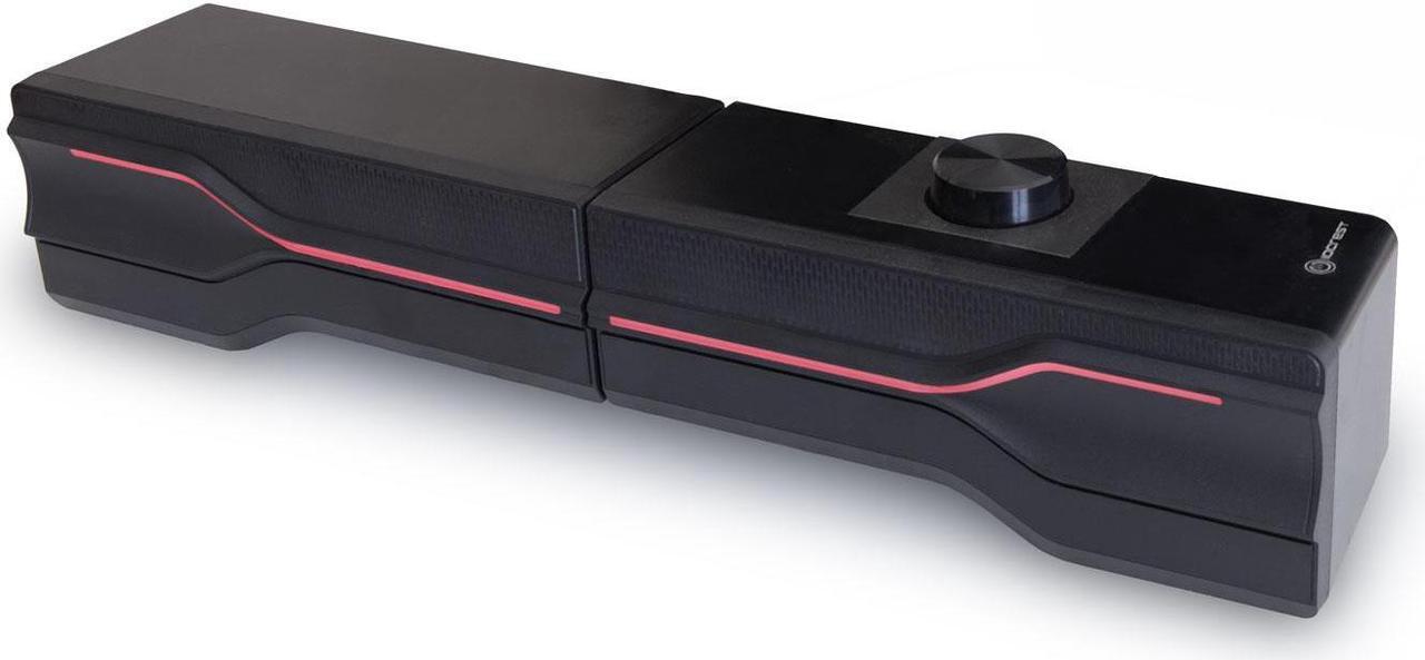 Alt view image 5 of 8 - Desktop USB Powered 2-1 RGB Stereo Sound Bar