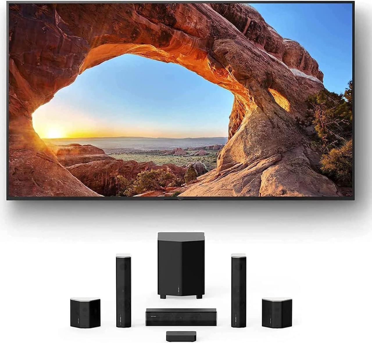 Main image of Sony KD43X85J 43" 4K High Definition Resolution LED-Backlit LCD Smart TV with Enclave EA-200-HTIB-US CineHome II CineHub Edition 5.1Ch Speakers (2021)