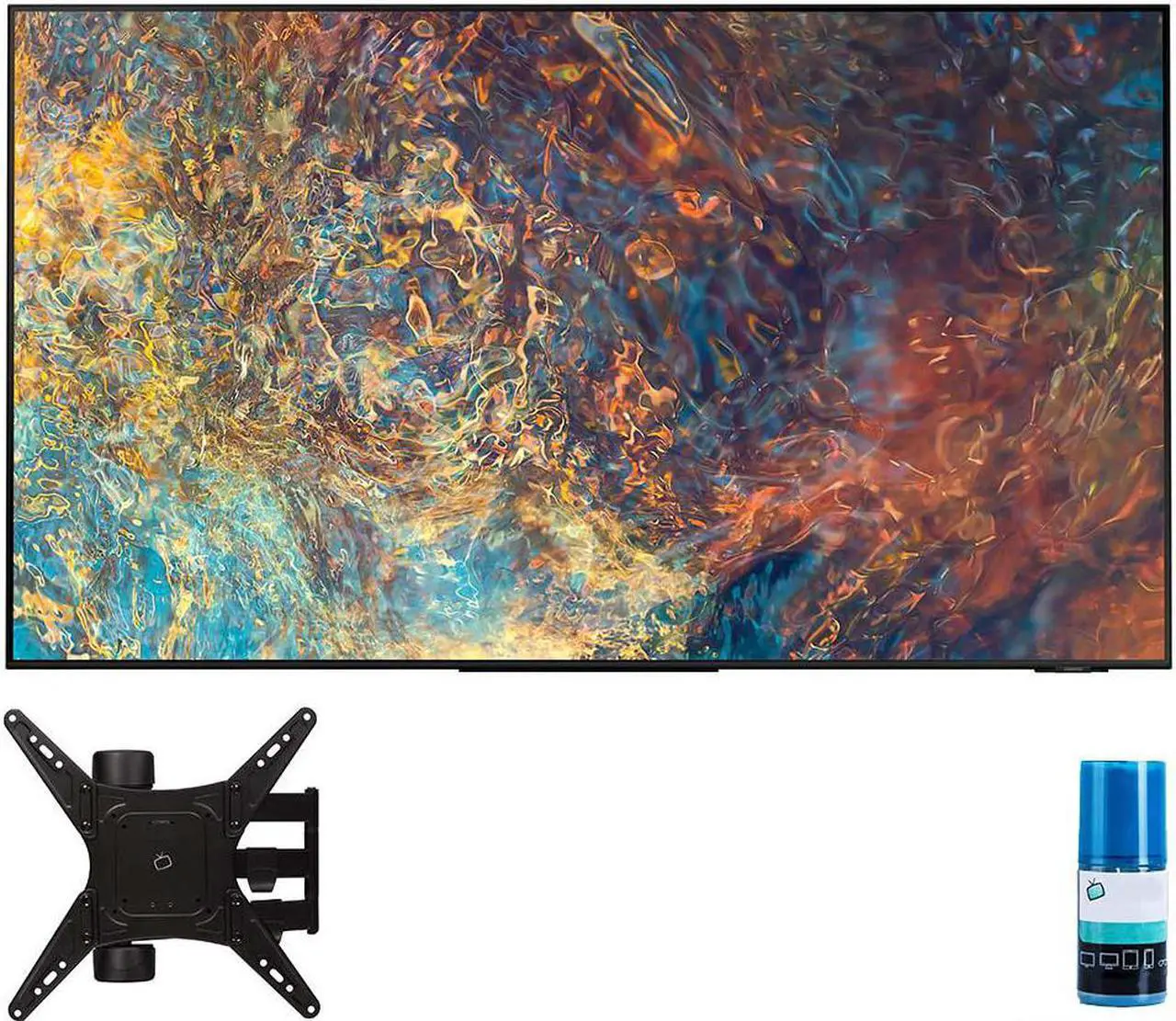 Main image of Samsung QN43QN90AA 43" Neo QLED QN90 Series 4K Smart TV with a Walts TV Medium Full Motion Mount for 32"-65" Compatible TV's and a Walts HDTV Screen Cleaner Kit (2021)