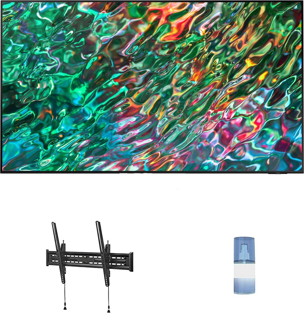 Main image of Samsung QN75QN90BAFXZA 75" inch Neo QLED 4K Smart TV with a Walts TV Large/Extra Large Tilt Mount 43"-90" Compatible TV's and Walts HDTV Screen Cleaner Kit (2022)