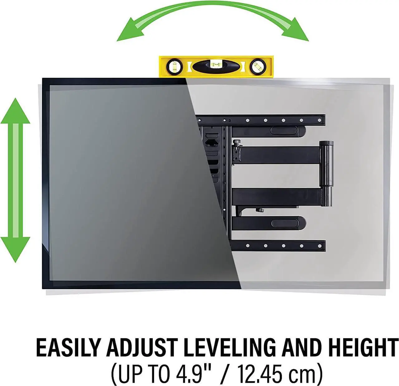 Alt view image 5 of 9 - Sanus VODLF125-B2 Outdoor Full Motion 25" Extension Mount for 40"-85" TVs (2023)