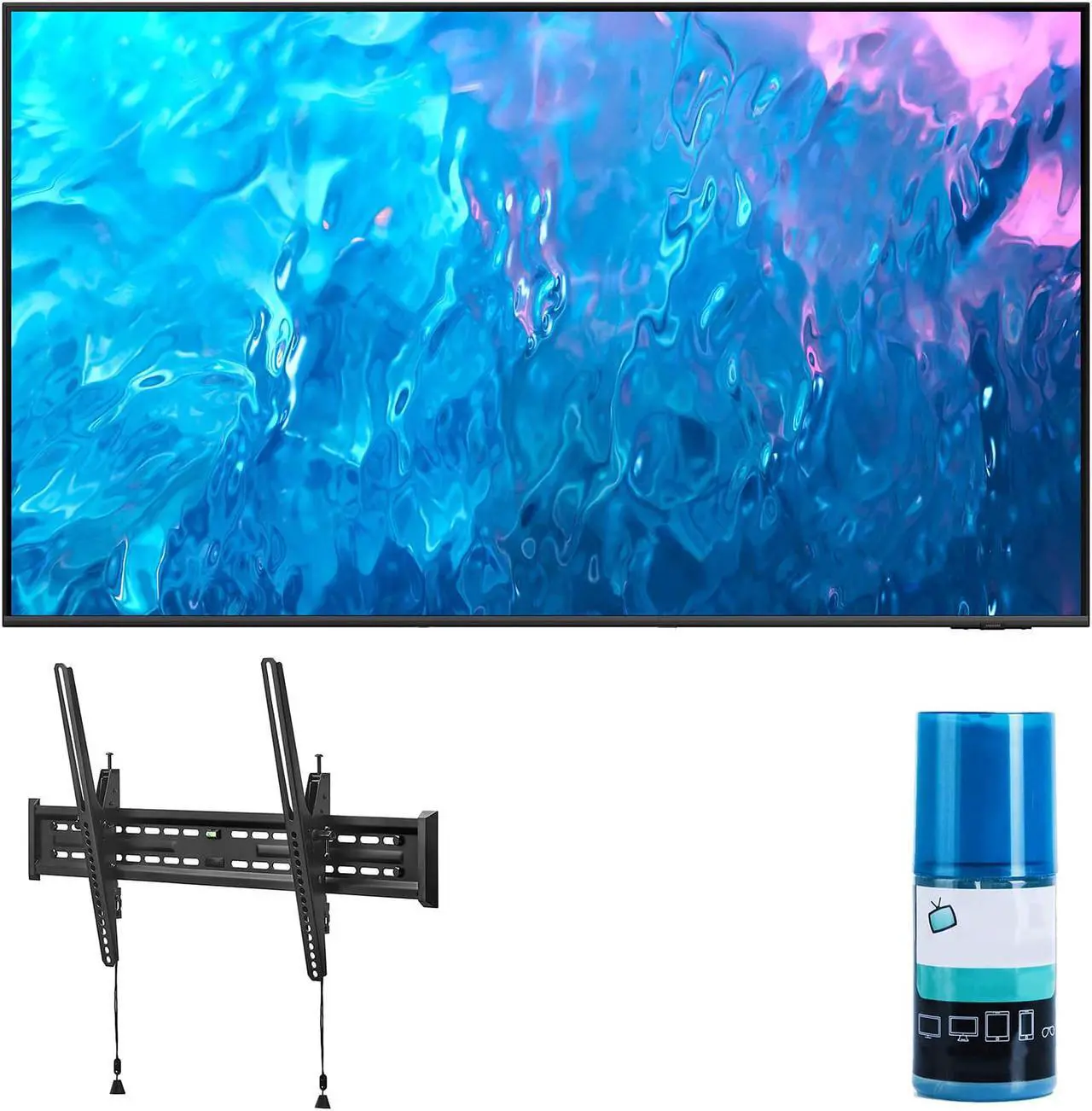 Main image of Samsung QN85Q70CAFXZA 85" QLED 4K Quantum HDR Dual LED Smart TV with a Walts TV Large/Extra Large Tilt Mount for 43"-90" Compatible TV's and Walts HDTV Screen Cleaner Kit (2023)
