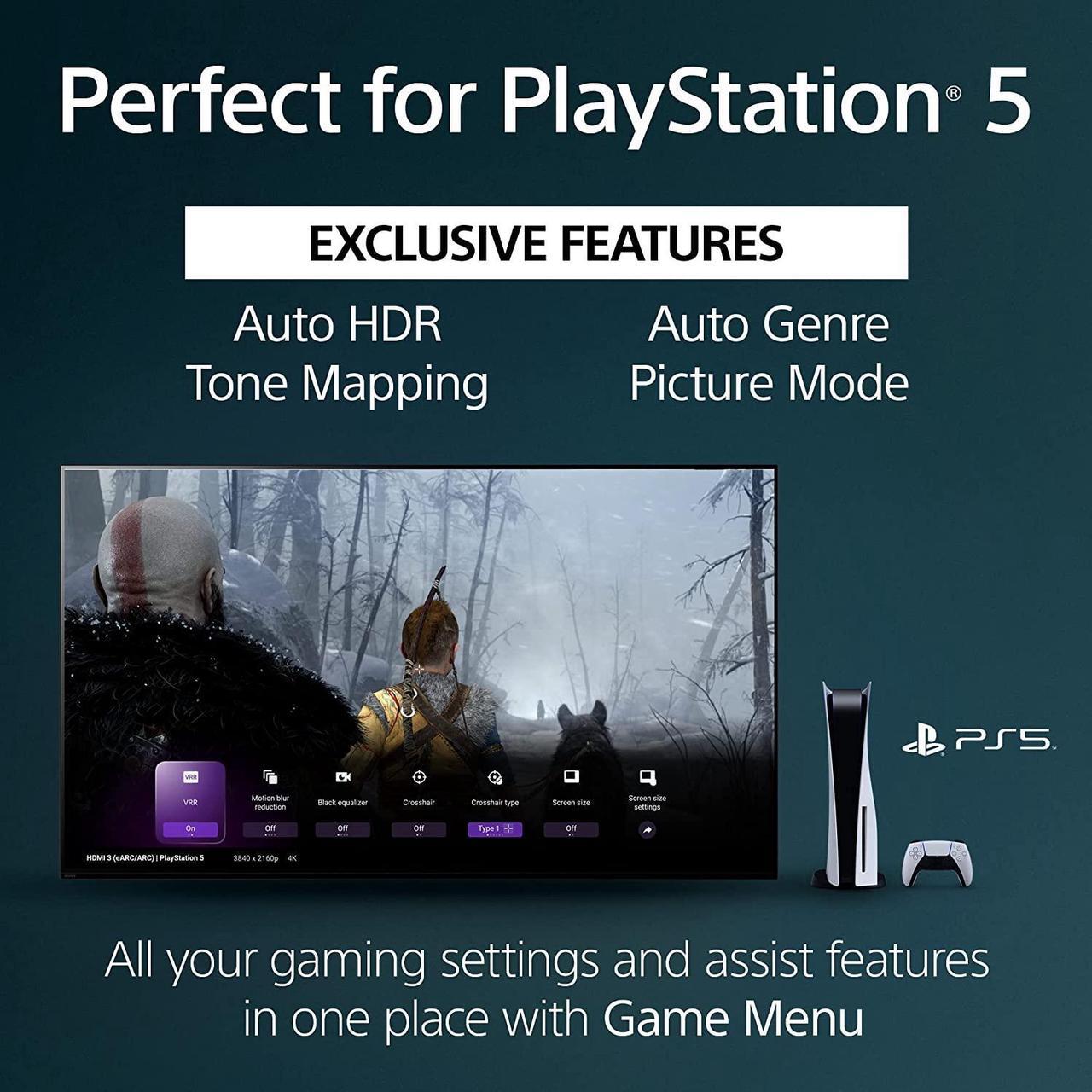 Alt view image 6 of 7 - Sony XR65A80L 65" 4K HDR OLED Smart Google TV with PS5 Features (2023)