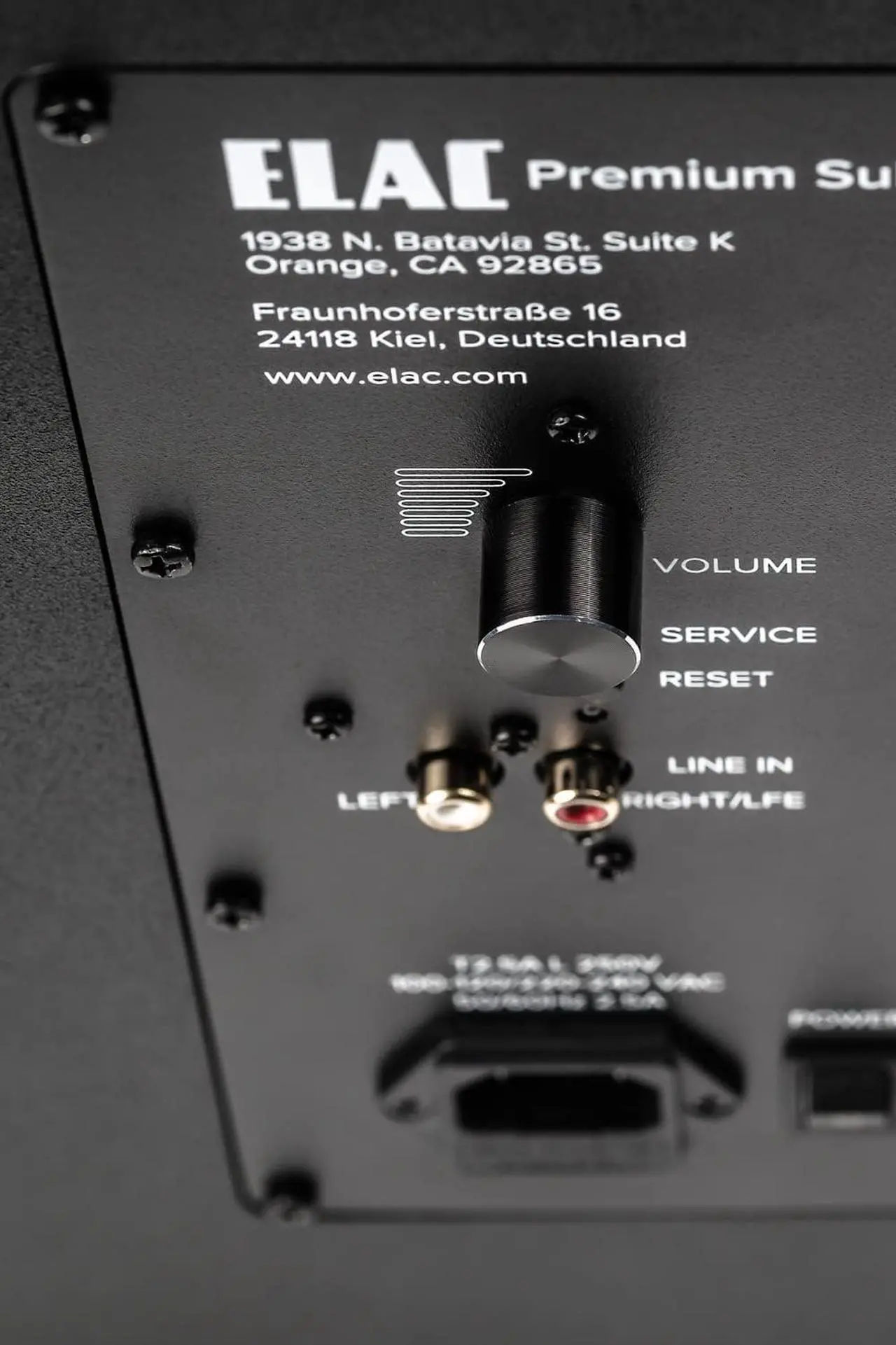 Alt view image 4 of 7 - ELAC PS250-BK Varro Premium 10 Inch 250W Subwoofer with App Control - Black Vinyl with a ELAC PS250-BK Varro Premium 10 Inch 250W Subwoofer with App Control - Black Vinyl (2023)