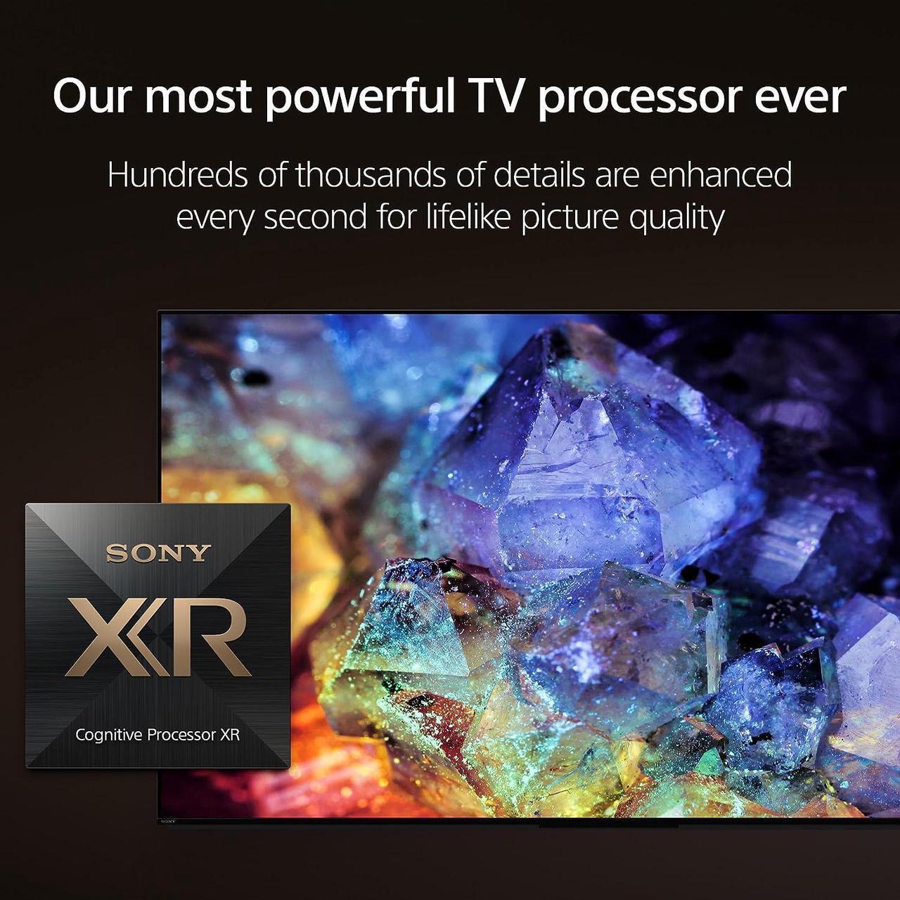 Alt view image 4 of 7 - Sony XR77A95L 77 Inch QD-OLED 4K UHD Smart Google TV with AI Upscaling and 6 Year Amber Protection Plan (2023)
