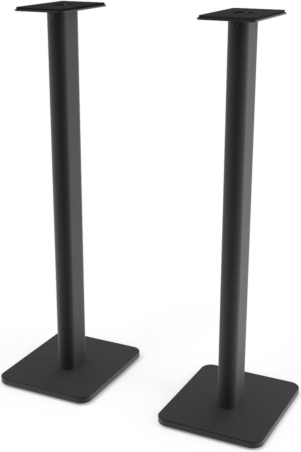 Alt view image 4 of 7 - Kanto YU6MB 200W Bookshelf Speakers with Bluetooth with Kanto SP32PL 32 Inch Fixed-Height Stands for Bookshelf Speakers and an AT-LP120XUSB-BK Direct-Drive 3-Speed Manual USB Turntable (2022)