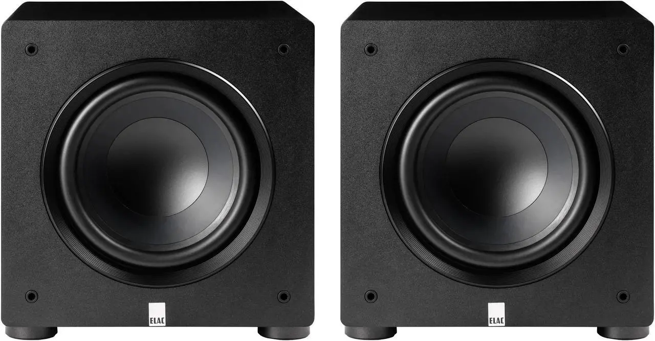 Main image of ELAC PS250-BK Varro Premium 10 Inch 250W Subwoofer with App Control - Black Vinyl with a ELAC PS250-BK Varro Premium 10 Inch 250W Subwoofer with App Control - Black Vinyl (2023)