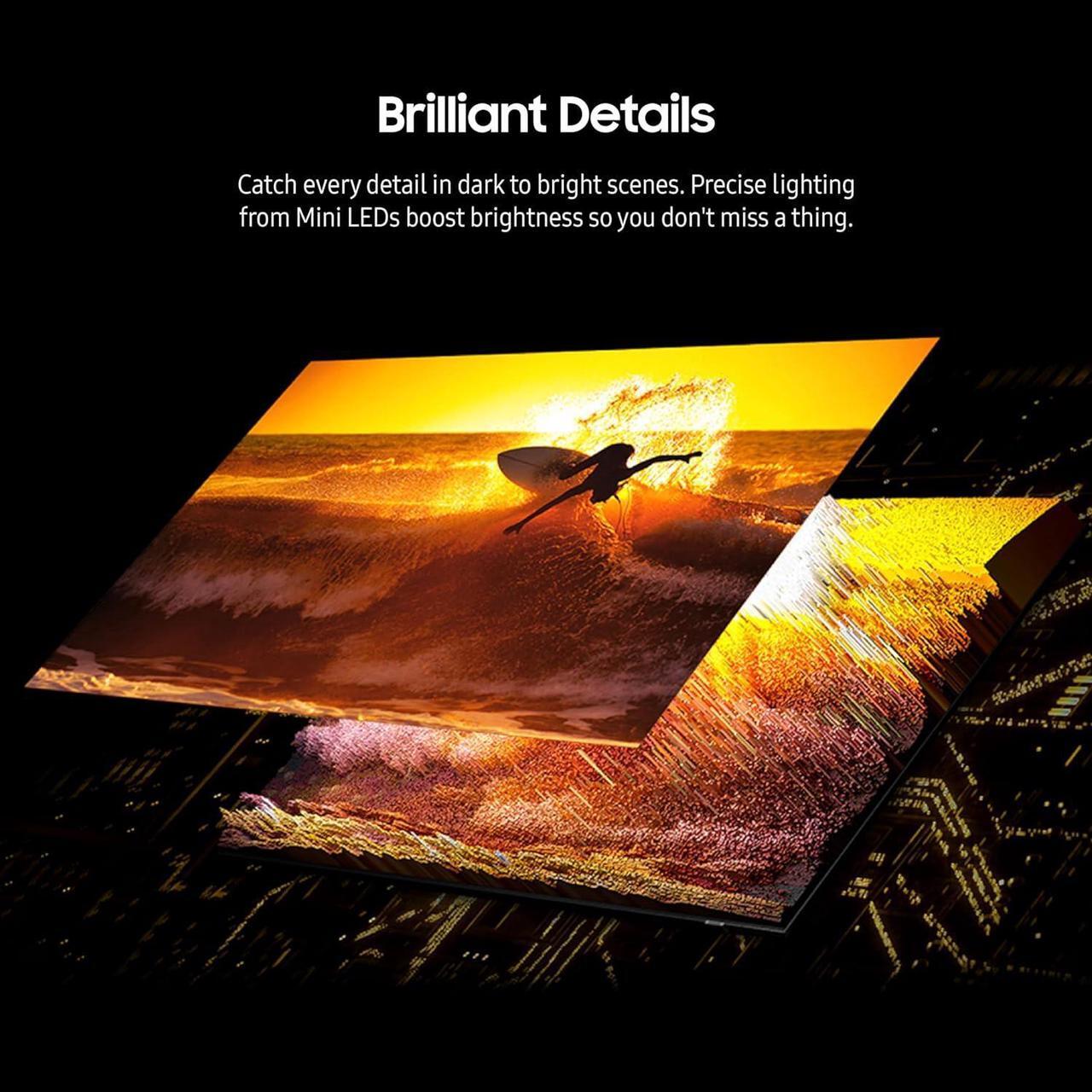 Alt view image 6 of 8 - Samsung QN55QN90DAFXZA 55" Neo QLED TV with 4K AI Upscaling (2024)