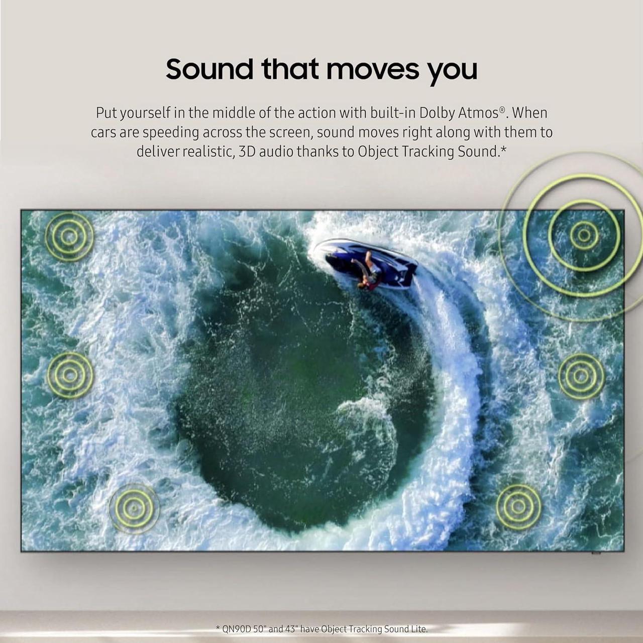 Alt view image 7 of 8 - Samsung QN55QN90DAFXZA 55" Neo QLED TV with 4K AI Upscaling (2024)