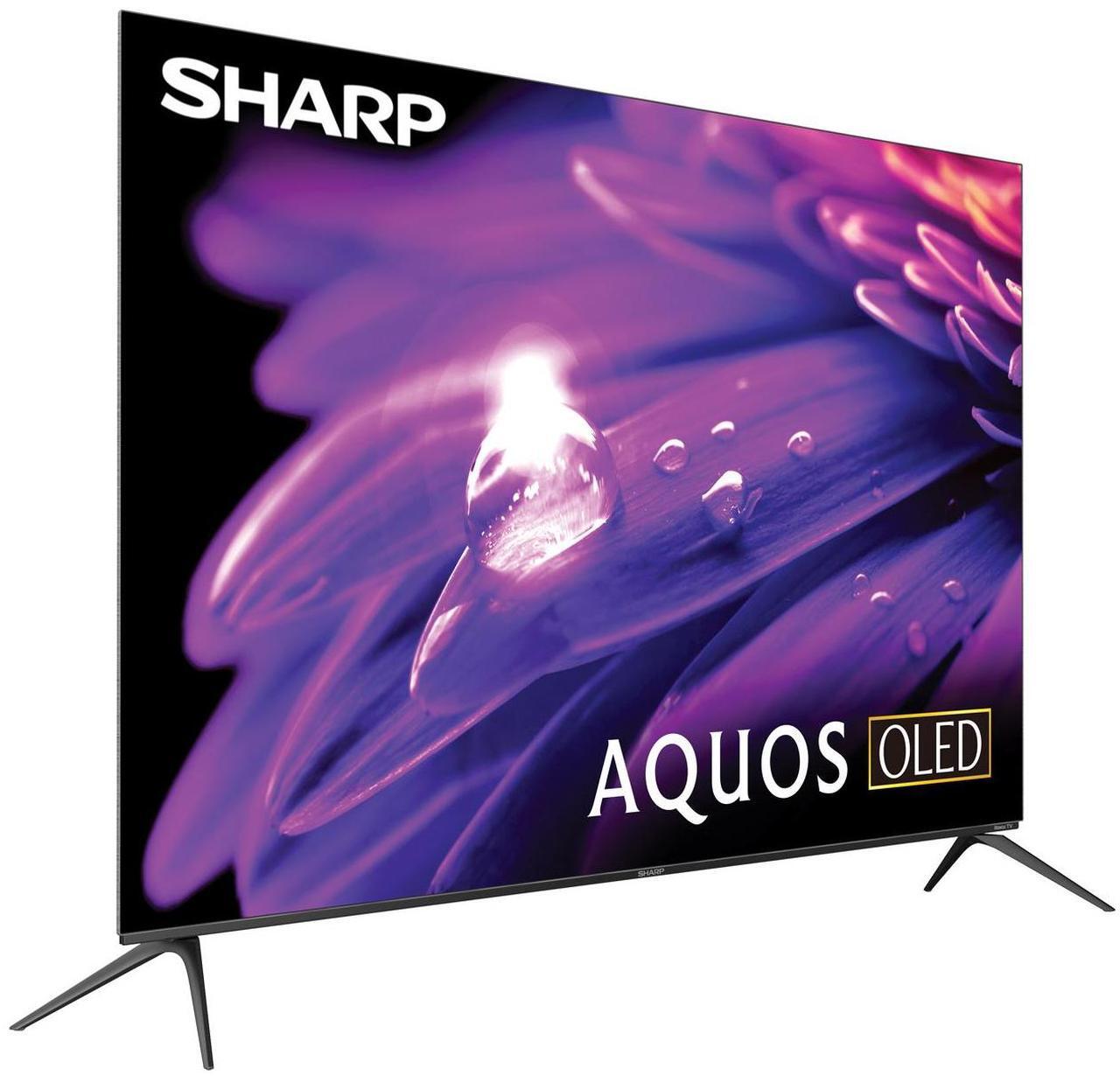 Alt view image 2 of 7 - SHARP 4T-C55FS1UR 55" AQUOS OLED 4K Ultra HD Roku TV (2024)