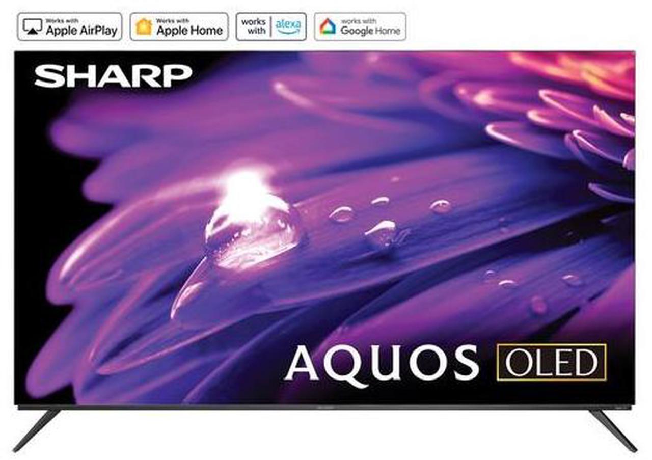 Main image of SHARP 4T-C55FS1UR 55" AQUOS OLED 4K Ultra HD Roku TV (2024)