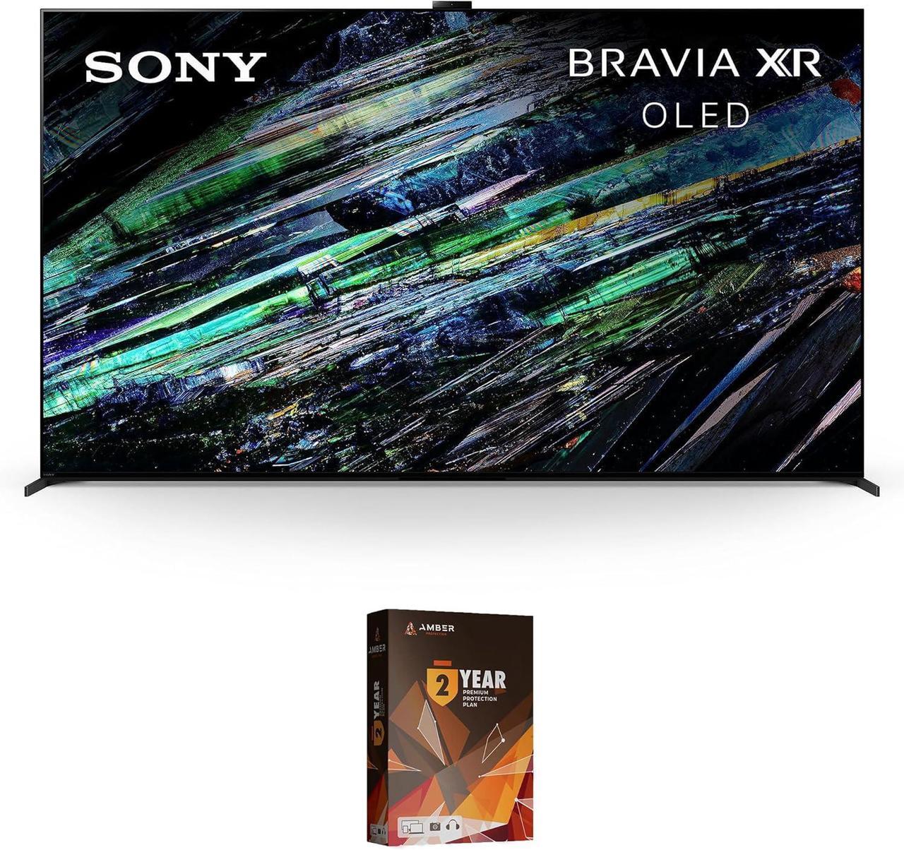 Main image of Sony XR77A95L 77 Inch QD-OLED 4K UHD Smart Google TV with AI Upscaling and 2 Year Amber Protection Plan (2023)