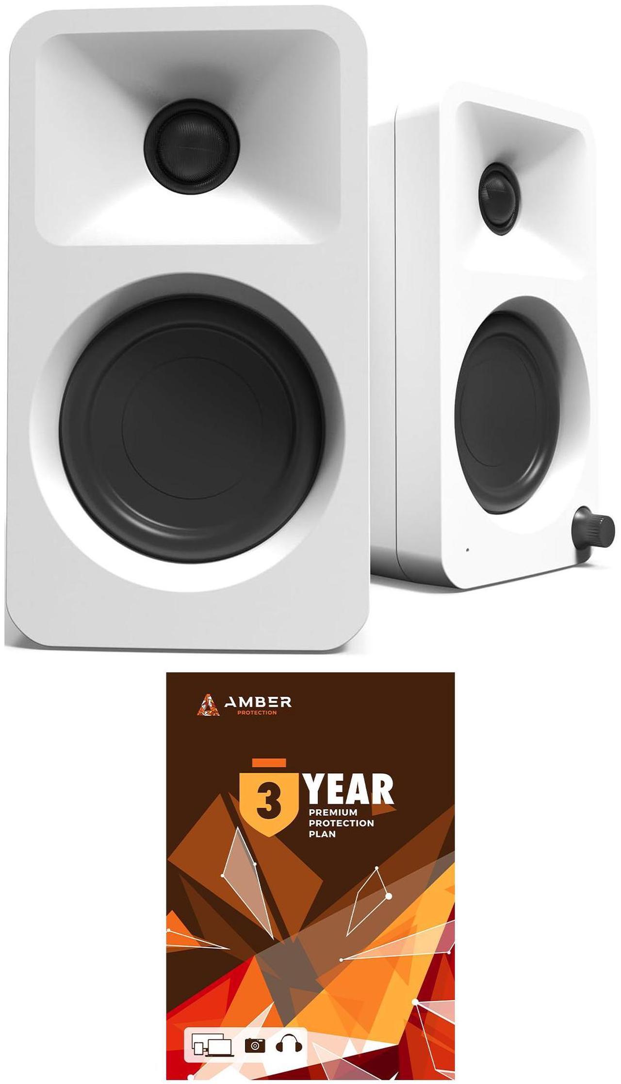 Main image of Kanto ORAMW Powered Reference Bluetooth Desktop Speakers - White Pair with 3 Year Amber Protection Plan (2024)